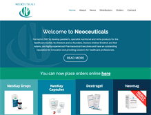 Tablet Screenshot of neo-ceuticals.co.uk